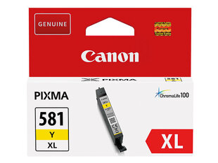 Alkuperäinen mustepatruuna Canon CLI-581XXL Yellow hinta ja tiedot | Mustekasetit | hobbyhall.fi