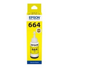 Alkuperäinen TINT Epson T6644 Yellow 70ml hinta ja tiedot | Mustekasetit | hobbyhall.fi