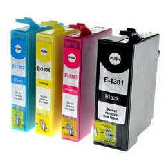 Multipakkaus mustepatruuna Epson T1301/2/3/4 (BK/C/M/Y) hinta ja tiedot | Mustekasetit | hobbyhall.fi