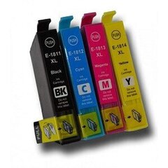 Multipakkaus mustepatruuna Epson 18XL / T1816 (BK/C/M/Y) hinta ja tiedot | Mustekasetit | hobbyhall.fi
