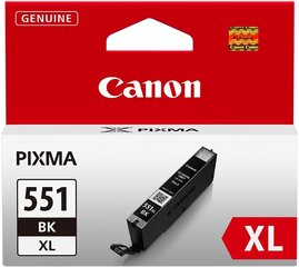 Alkuperäinen mustepatruuna Canon CLI-551XL Black 11ml hinta ja tiedot | Mustekasetit | hobbyhall.fi