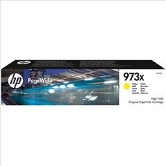 Alkuperäinen mustepatruuna HP 973X (F6T83AE) Yellow 7000 lk hinta ja tiedot | Mustekasetit | hobbyhall.fi