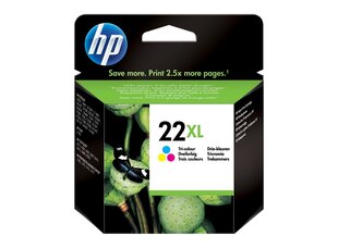 Alkuperäinen mustepatruuna HP 22XL (C9352CE) Colour 415 lk (11ml) hinta ja tiedot | Mustekasetit | hobbyhall.fi