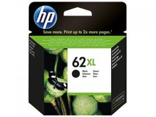 Alkuperäinen mustepatruuna HP 62XL (C2P05AE) Black 600 lk (12 ml) hinta ja tiedot | Mustekasetit | hobbyhall.fi