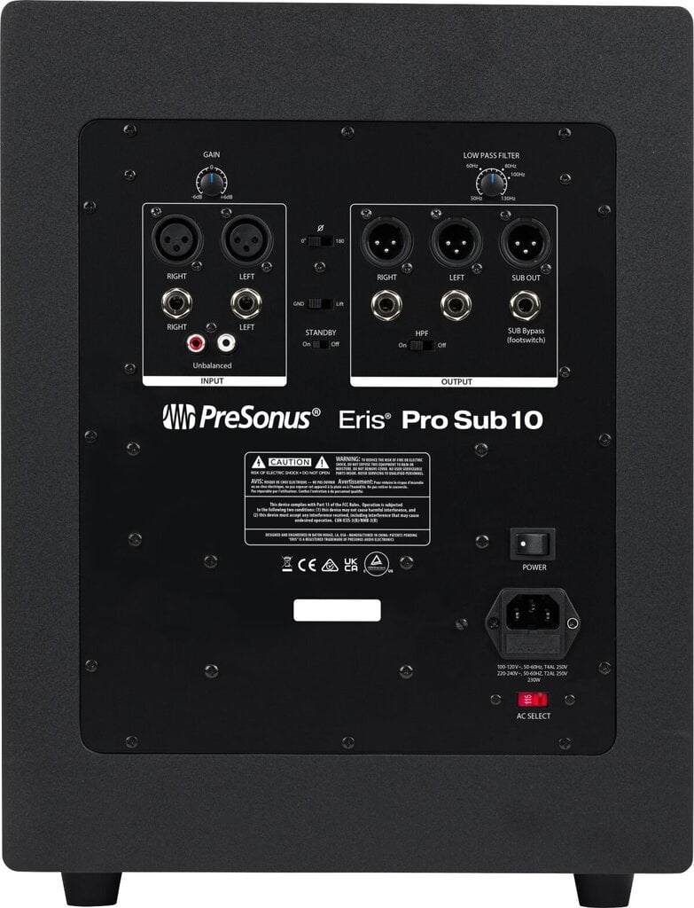 Kaiutin Presonus Eris Pro Sub 10 EU hinta ja tiedot | Kaiuttimet | hobbyhall.fi