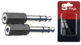 Stagg, 3.5 mm, 6.3 mm, 0.05 hinta ja tiedot | Kaapelit ja adapterit | hobbyhall.fi