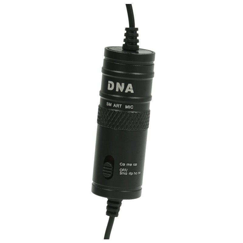 Kiinnitettävä mikrofoni DNA Smart Black hinta ja tiedot | Mikrofonit | hobbyhall.fi