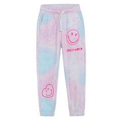 Cool Club housut lapsille Smiley LCG2710855 134 cm hinta ja tiedot | Tyttöjen leggingsit ja housut | hobbyhall.fi