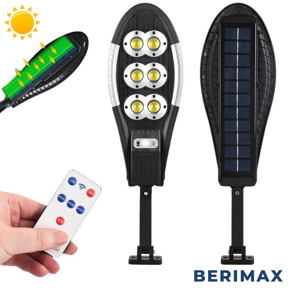 BERIMAX ulkovalo SL150 aurinkopaneelilla BRM_14090457 hinta ja tiedot | Puutarha- ja ulkovalot | hobbyhall.fi