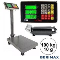 BERIMAX-alustavaaka 1001BSFM (100 kg, 30x40) BRM_0105032 hinta ja tiedot | Teollisuusvaa'at | hobbyhall.fi