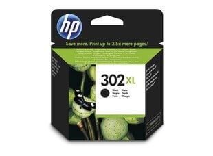 Alkuperäinen mustepatruuna HP 302XL (F6U68AE) Black 480 lk (8.5ml) hinta ja tiedot | Mustekasetit | hobbyhall.fi