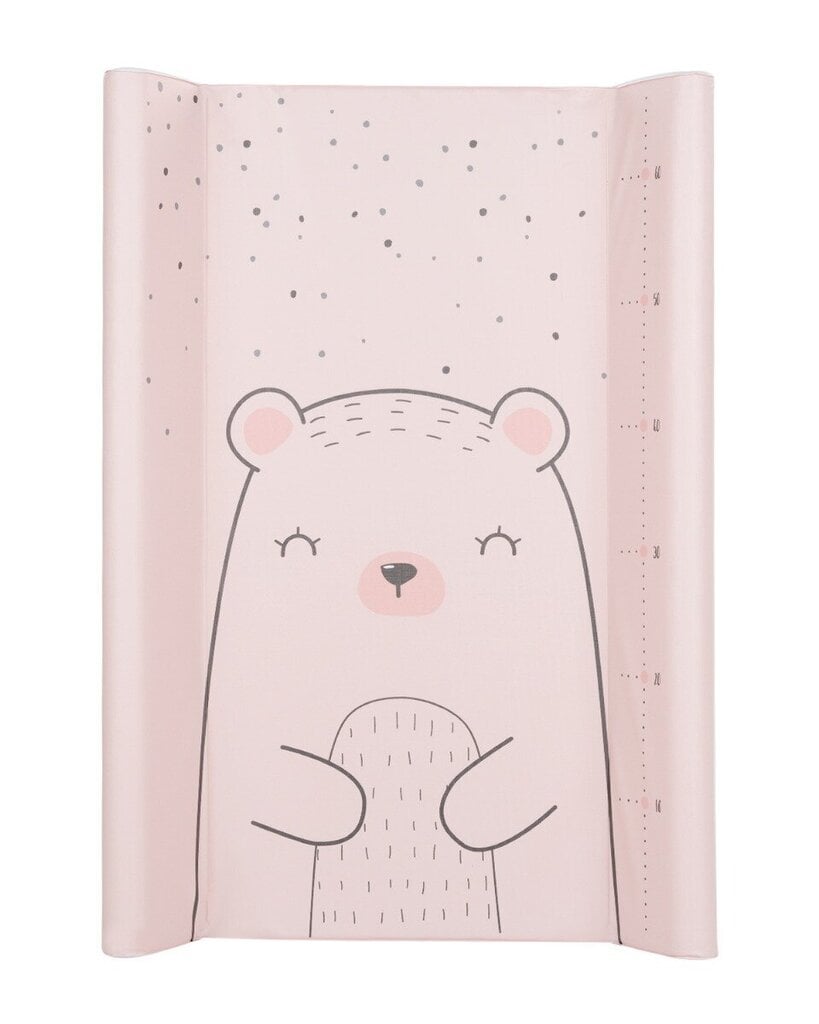 Hoitoalusta Kikka Boo Bear with me, vaaleanpunainen, 80x50 cm hinta ja tiedot | Vauvan hoitoalustat ja tekstiilit | hobbyhall.fi