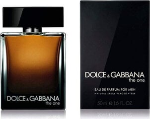 Miesten tuoksu Dolce & Gabbana Edp The One For Men 50 ml hinta ja tiedot | Dolce&Gabbana Hajuvedet ja tuoksut | hobbyhall.fi