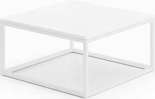 Sohvapöytä Belten 65x65cm, valkoinen hinta ja tiedot | Sohvapöydät | hobbyhall.fi