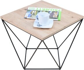 Sohvapöytä Diana 50x50cm, ruskea/musta hinta ja tiedot | Sohvapöydät | hobbyhall.fi