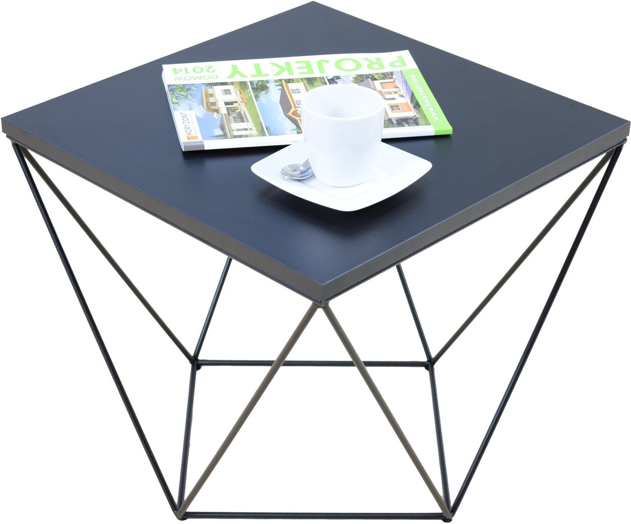 Sohvapöytä Diana 50x50cm, musta hinta ja tiedot | Sohvapöydät | hobbyhall.fi