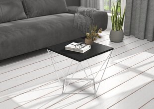 Sohvapöytä Diana 50x50cm, musta/valkoinen hinta ja tiedot | Sohvapöydät | hobbyhall.fi