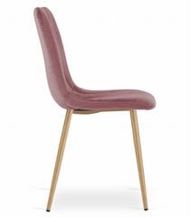 Tuoli ADRK Furniture Lav, roosa hinta ja tiedot | Ruokapöydän tuolit | hobbyhall.fi