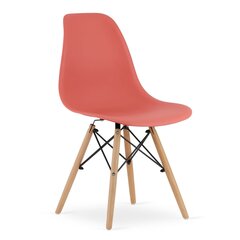 Tuoli Osaka, punainen/ruskea hinta ja tiedot | Ruokapöydän tuolit | hobbyhall.fi