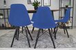 Tuoli Osaka, sininen/musta hinta ja tiedot | Ruokapöydän tuolit | hobbyhall.fi