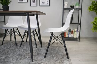 Tuoli Osaka, valkoinen/musta hinta ja tiedot | Ruokapöydän tuolit | hobbyhall.fi