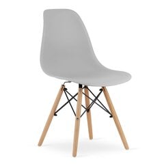 Tuoli Osaka, harmaa/ruskea hinta ja tiedot | Ruokapöydän tuolit | hobbyhall.fi