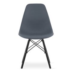 Tuoli Osaka, harmaa/musta hinta ja tiedot | Ruokapöydän tuolit | hobbyhall.fi