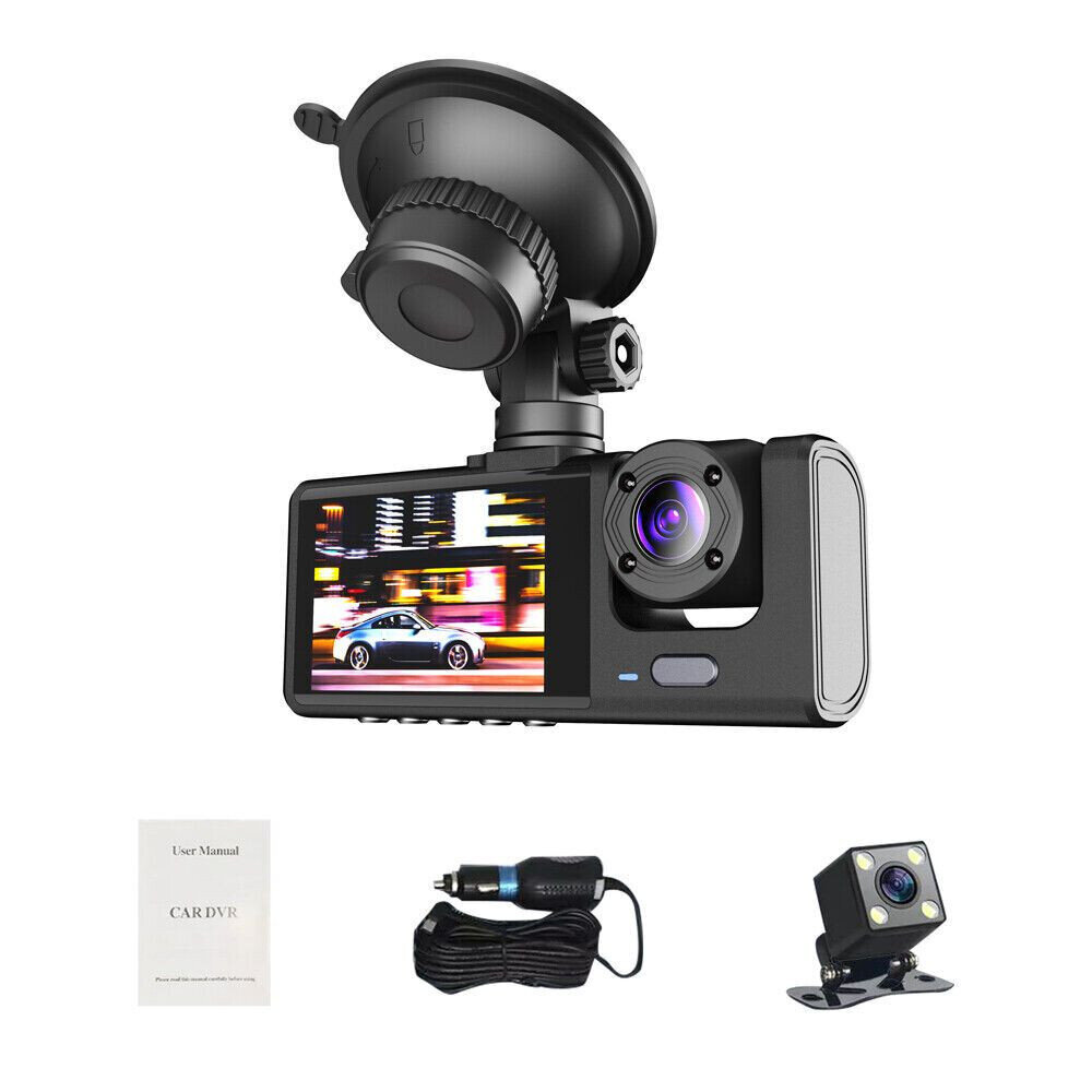 BERIMAX Videonauhuri P09, jossa on 3 kameraa BRM_0201126 hinta ja tiedot | Autokamerat | hobbyhall.fi