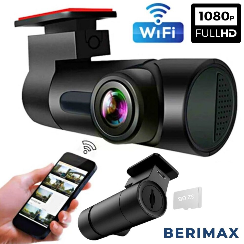 BERIMAX videotallennin Wifi G6-2S BRM_0201124 hinta ja tiedot | Autokamerat | hobbyhall.fi