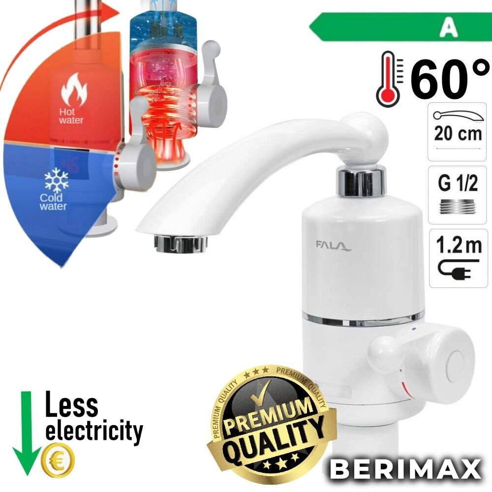 BERIMAX Sähköinen vedenlämmitin / sekoitin 3000W STROKKUR-1 BRM_1804059 BRM_1804059 hinta ja tiedot | Lämminvesivaraajat | hobbyhall.fi