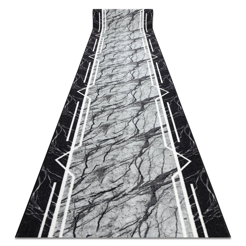 Rugsx Marmur -matto, 80x620 cm, harmaa hinta ja tiedot | Isot matot | hobbyhall.fi