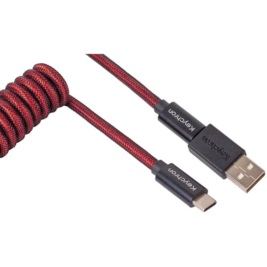 Keychron Premium Coiled Type-C Cable hinta ja tiedot | Näppäimistöt | hobbyhall.fi