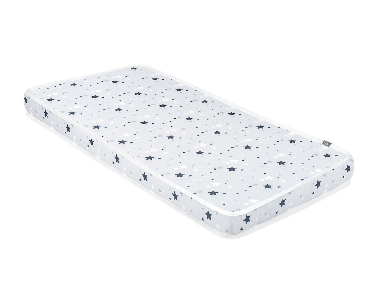 Patja Kikka Boo Extra Comfort Stars Grey, 60 cm x 120 cm x 12 cm, harmaan värinen hinta ja tiedot | Patjat | hobbyhall.fi