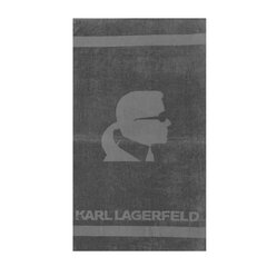Karl Lagerfeld Towel Beach Grey 170x95 cm hinta ja tiedot | Pyyhkeet | hobbyhall.fi