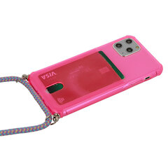 Puhelinkotelo Strap Fluo - Iphone 11, pinkki hinta ja tiedot | Puhelimen kuoret ja kotelot | hobbyhall.fi
