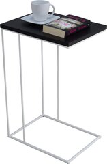 Sivupöytä Dru, 62x30x40 cm, musta/valkoinen hinta ja tiedot | Sohvapöydät | hobbyhall.fi
