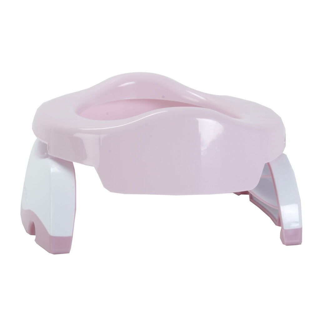 Kokoontaittuva matkapotta Potette Plus 2in1 White/Pink hinta ja tiedot | Potat | hobbyhall.fi