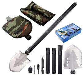 Shovel Survival Essential 16 In 1 hinta ja tiedot | Survival shovel Retkeilytarvikkeet | hobbyhall.fi