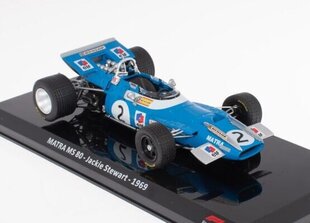 MATRA MS 80 - Jackie Stewart - 1969 World Champion HACHETTE 1:24 FOR040 hinta ja tiedot | Pienoismallit | hobbyhall.fi