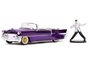 Cadillac Eldorado 1956 with Elvis Presley Figure Purple 30985 JADA 1:24 hinta ja tiedot | Pienoismallit | hobbyhall.fi