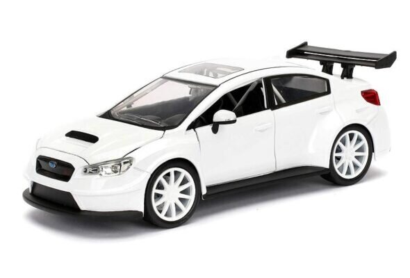 Subaru WRX STI Mr. Little Nobody's *Fast & Furious 8* White 98296 JADA 1:24 hinta ja tiedot | Pienoismallit | hobbyhall.fi