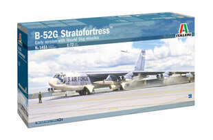 B-52G Stratofortress Early version with Hound Dog Missiles 1:72 ITALERI 1451 1451 hinta ja tiedot | LEGOT ja rakennuslelut | hobbyhall.fi