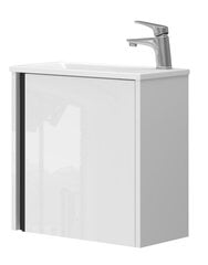 Kylpyhuonekaappi pesualtaalla Leo-50, valkoinen hinta ja tiedot | Kylpyhuonekaapit | hobbyhall.fi