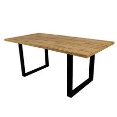 Jatkettava pöytä Selsey Lameca 180-230 cm, ruskea hinta ja tiedot | Ruokapöydät | hobbyhall.fi