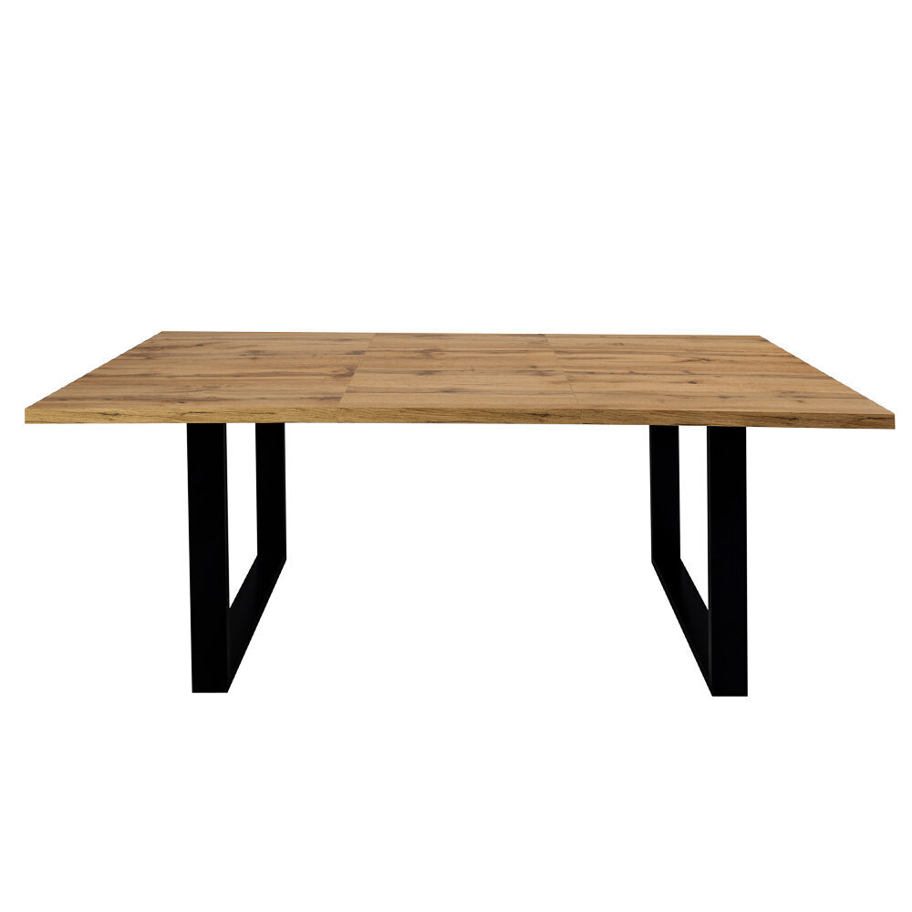 Jatkettava pöytä Selsey Lameca 160-210 cm, ruskea hinta ja tiedot | Ruokapöydät | hobbyhall.fi