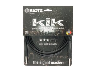 Klotz, 2 x Jack Mono 6.3 mm, 4.5m hinta ja tiedot | Kaapelit ja adapterit | hobbyhall.fi