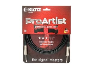 Klotz, 2 x Jack Mono 6.3 mm, 6m hinta ja tiedot | Kaapelit ja adapterit | hobbyhall.fi