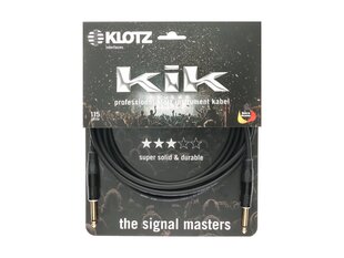 Klotz, 2 x Jack Mono 6.3 mm, 6m hinta ja tiedot | Kaapelit ja adapterit | hobbyhall.fi