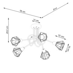 Sollux kattovalaisin Artemis 5S hinta ja tiedot | Kattovalaisimet | hobbyhall.fi