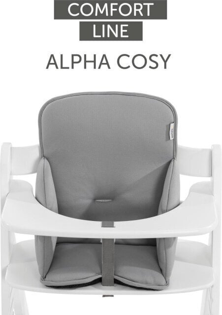 Syöttötuolin pehmuste Hauck Alpha Cosy Comfort, Stretch Grey hinta ja tiedot | Syöttötuolit | hobbyhall.fi